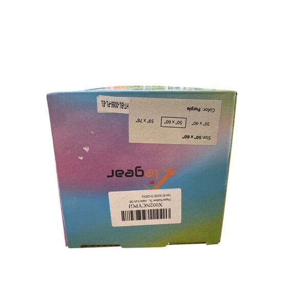 Elegear Rainbow Throw Girls Blanket, Unique Tie-dye Flannel Blanket Super Soft 5 - Picture 3 of 6